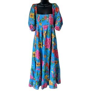 Farm Rio Toucans Garden Midi Dress